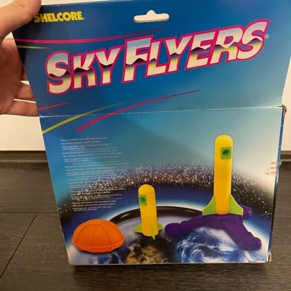 Vintage 1996 Shelcore Sky Flyers, new in open box, complete - Picture 5 of 10